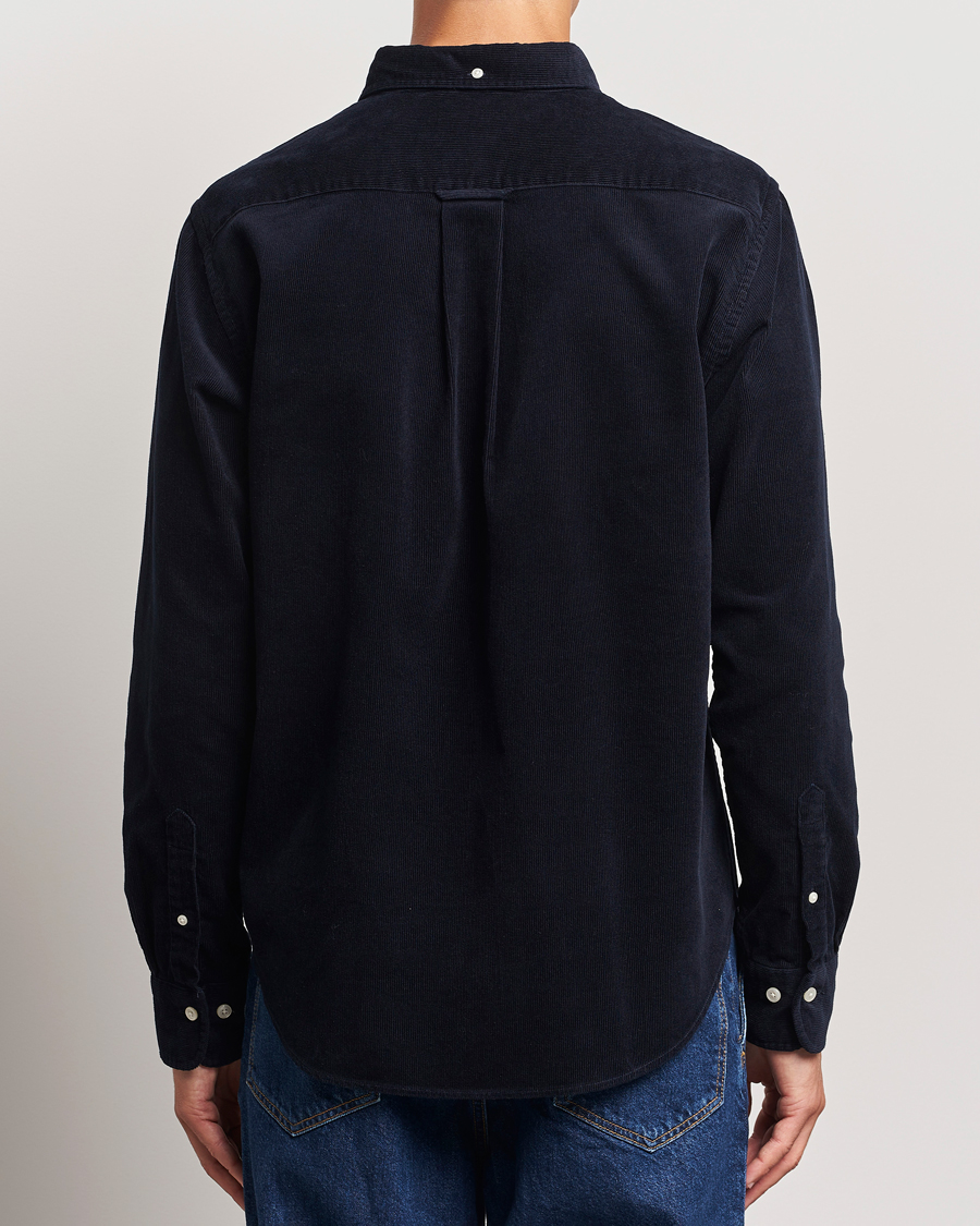 Homme | Chemises | Gant | Regular Fit Corduroy Shirt Evening Blue