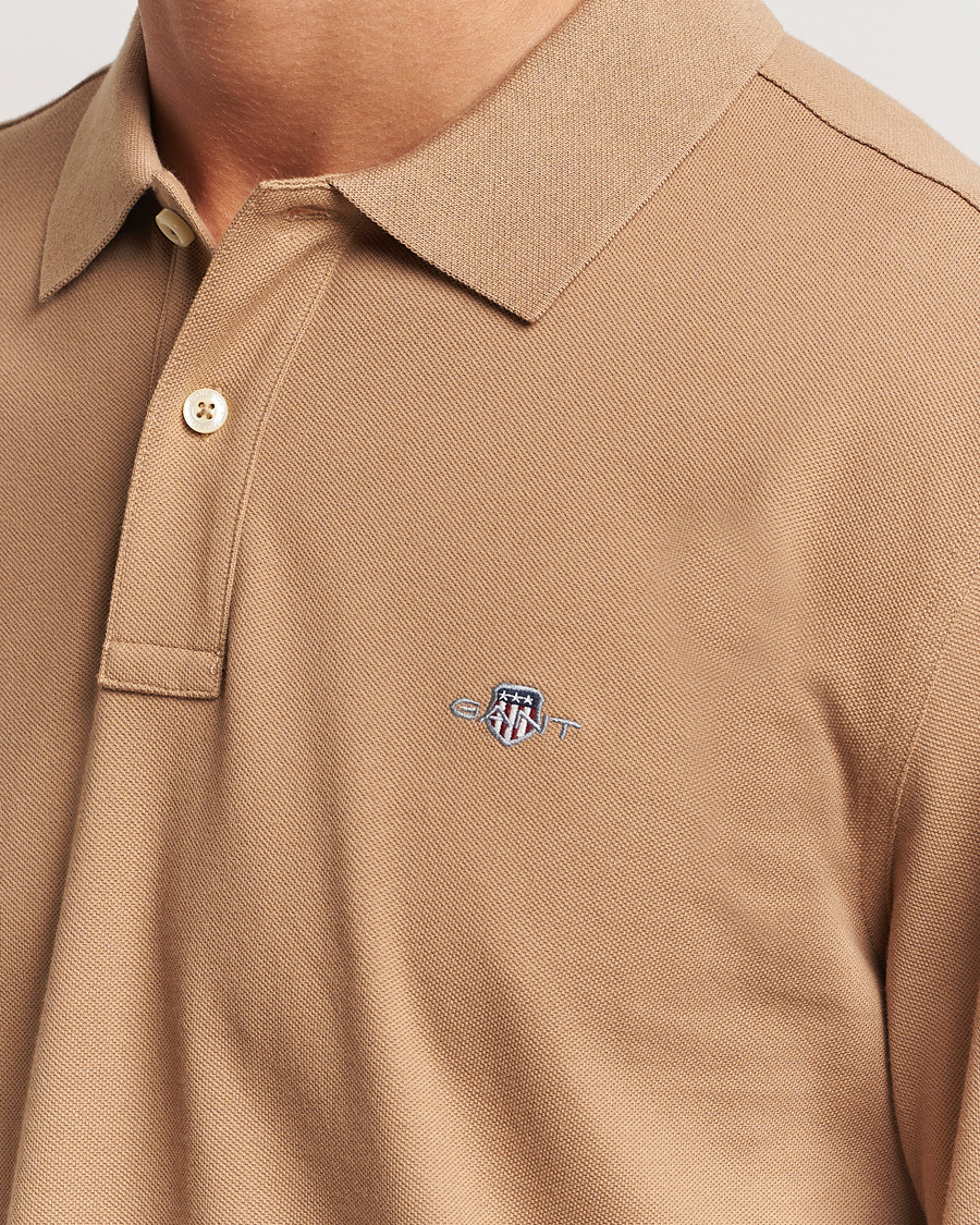 Homme | Pulls Et Tricots | GANT | Regular Shield Pique Polo Warm Khaki