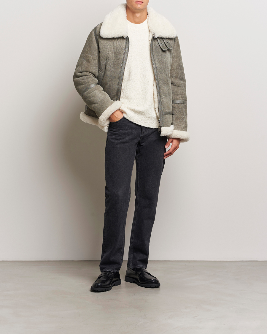 Homme | Manteaux Et Vestes | Gant | Shearling Jacket Desert Brown