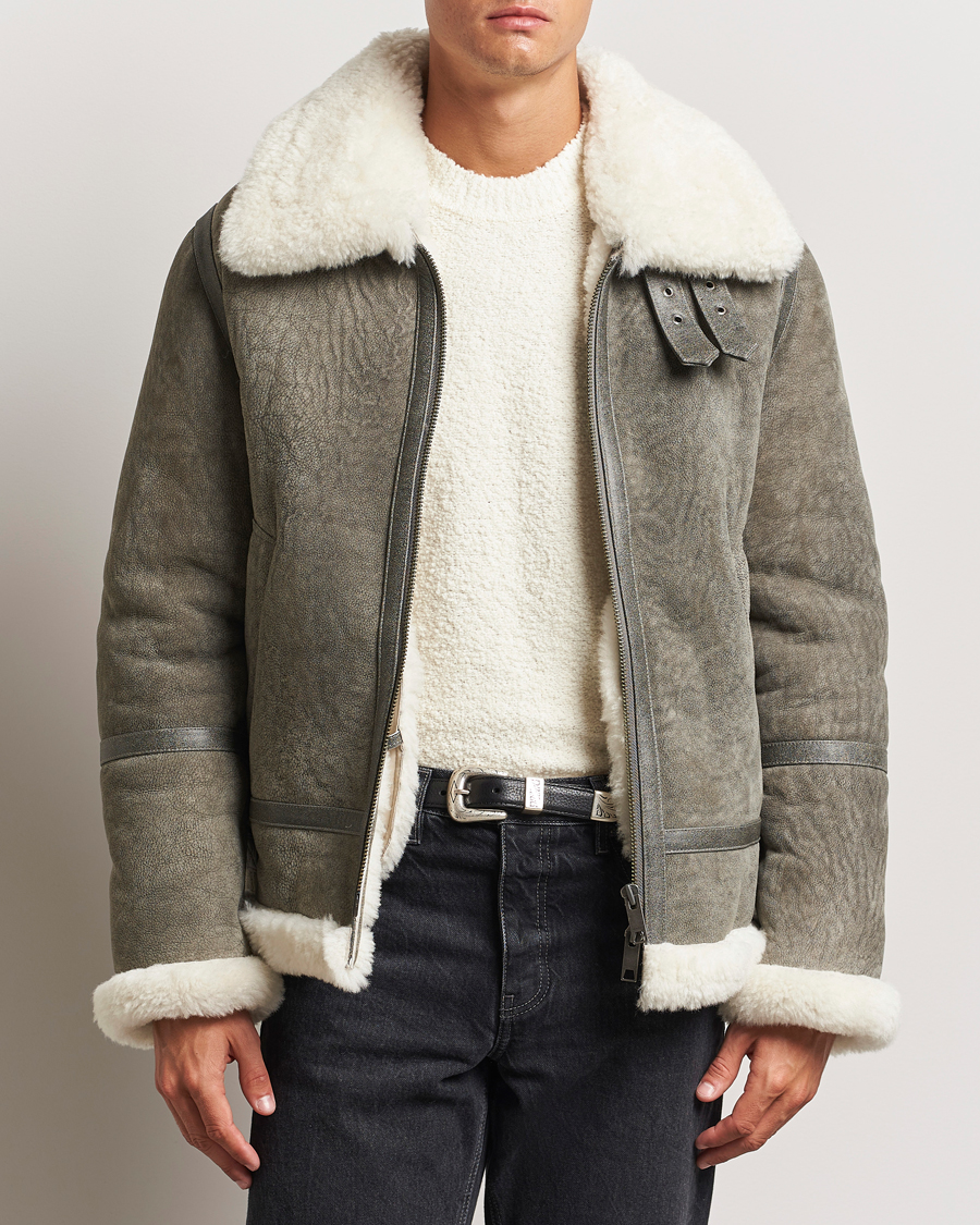Homme | Manteaux Et Vestes | Gant | Shearling Jacket Desert Brown