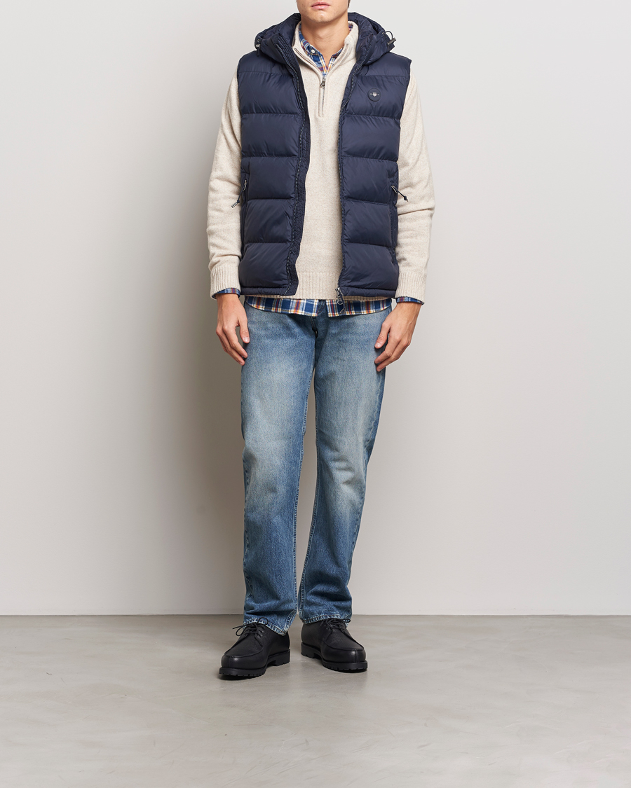 Homme | Manteaux Et Vestes | GANT | The Active Cloud Vest Evening Blue