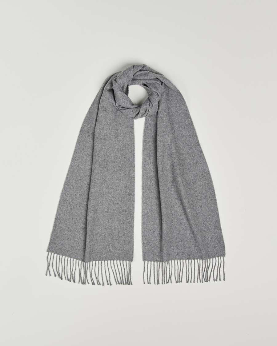 Homme | GANT Wool Scarf Grey Melange | Gant | Wool Scarf Grey Melange