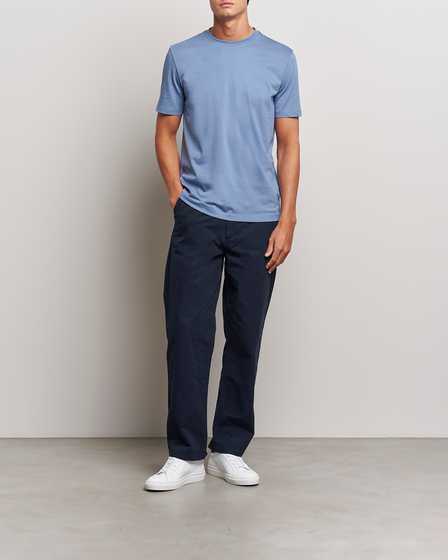 Homme | T-shirts | BOSS BLACK | Thompson T-Shirt Open Blue