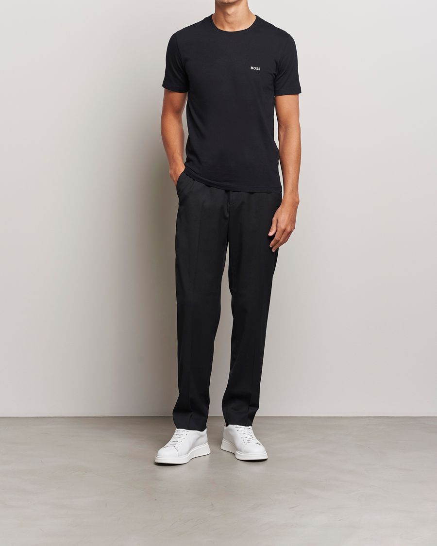 Homme | T-shirts | BOSS BLACK | 3-Pack Crew Neck T-Shirt White/Grey/Black