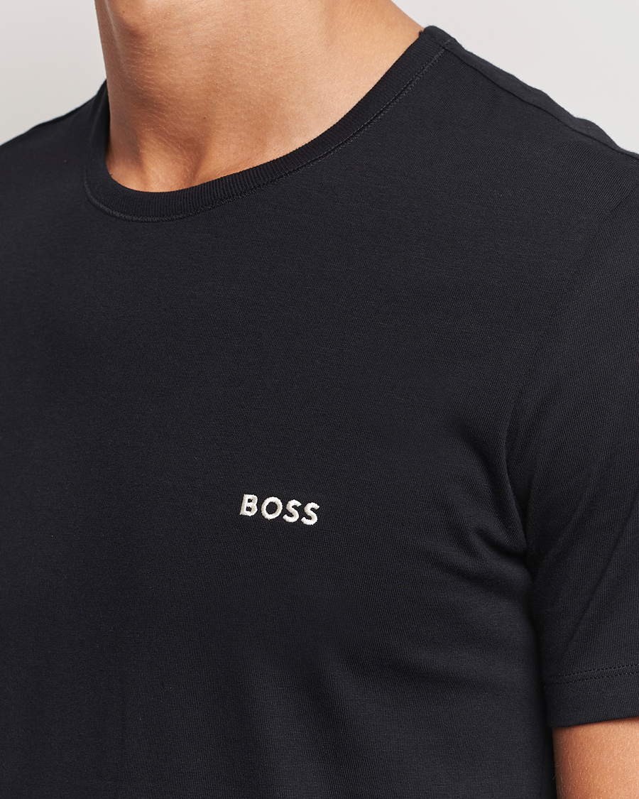 Homme | T-shirts | BOSS BLACK | 3-Pack Crew Neck T-Shirt White/Grey/Black