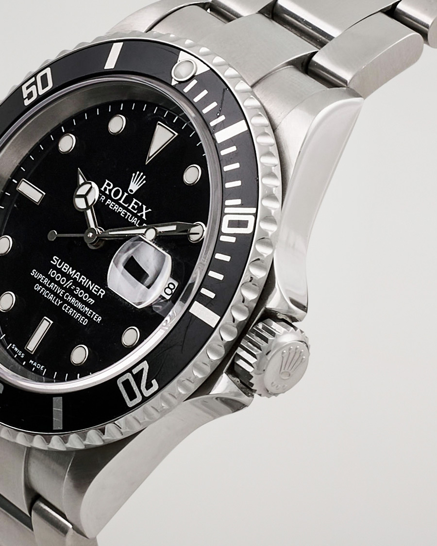 Homme | Rolex Pre-Owned Submariner 16610 Silver | Rolex Pre-Owned | Submariner 16610 Silver