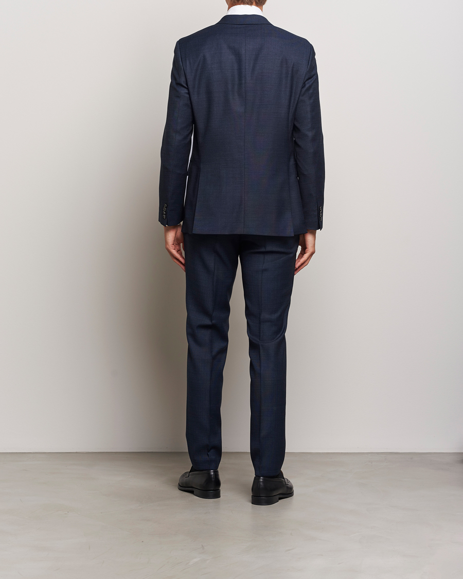 Homme | Costumes | BOSS BLACK | Huge Wool Suit Open Blue