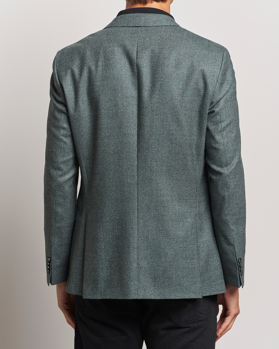 Homme | Blazers | BOSS BLACK | Hutson Wool Dogtooth Blazer Light Green