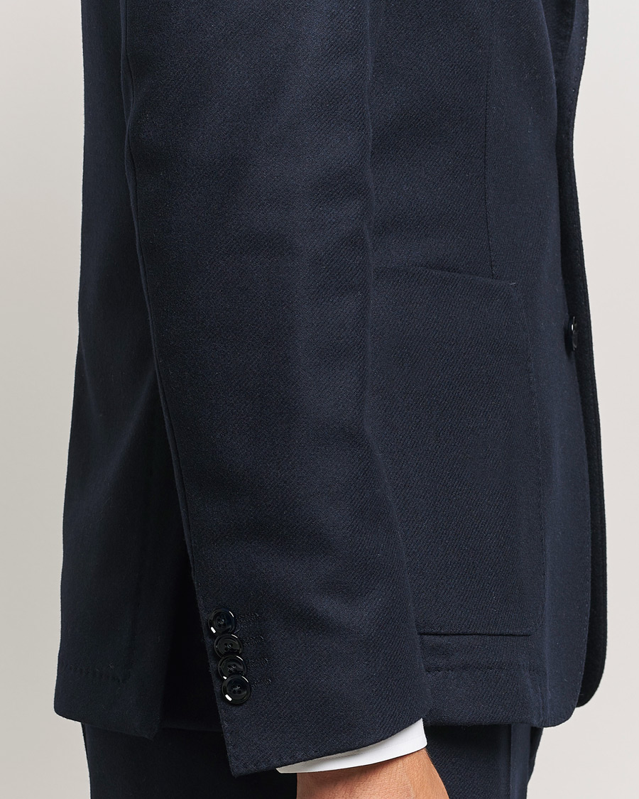 Homme | Blazers | BOSS BLACK | Hanry Wool Patch Pocket Blazer Dark Blue