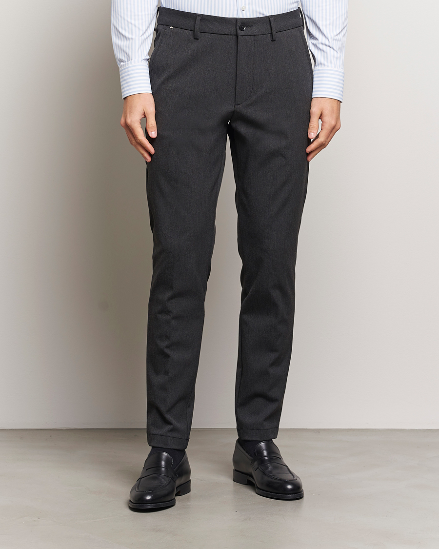Homme | Pantalons | BOSS BLACK | Kaiton Structured Chinos Black
