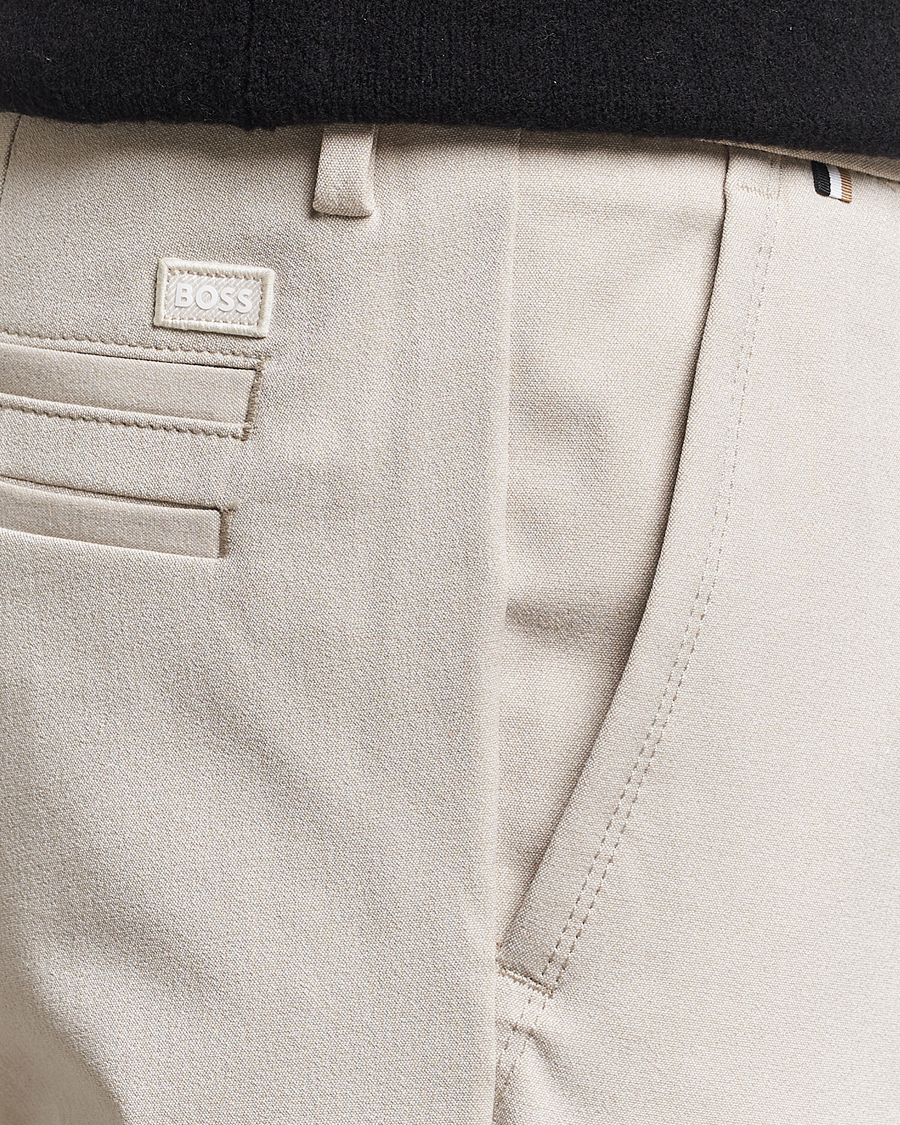 Homme | Pantalons | BOSS BLACK | Kaiton Structured Chinos Light Beige