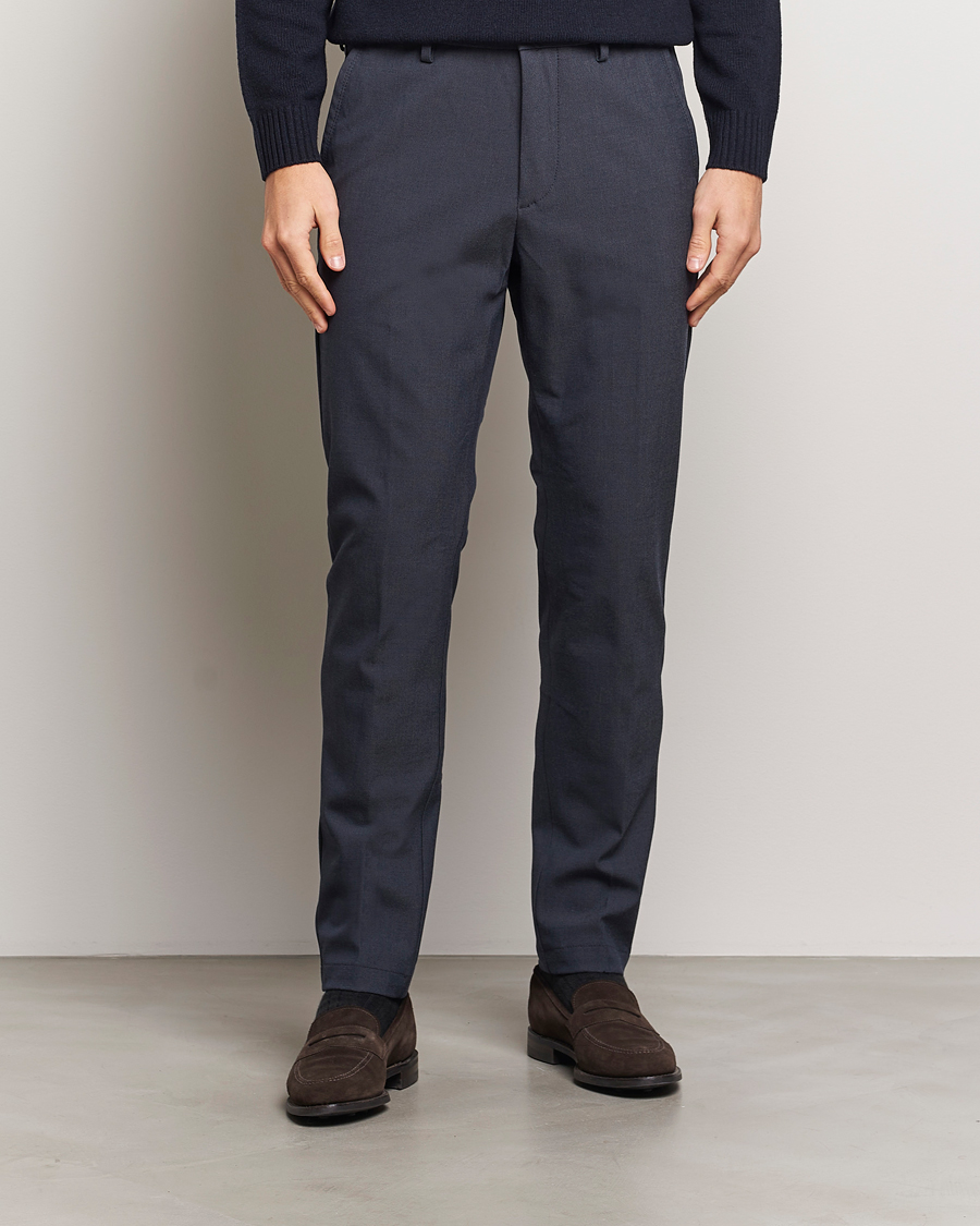 Homme | Pantalons | BOSS BLACK | Kaiton Structured Chinos Dark Blue