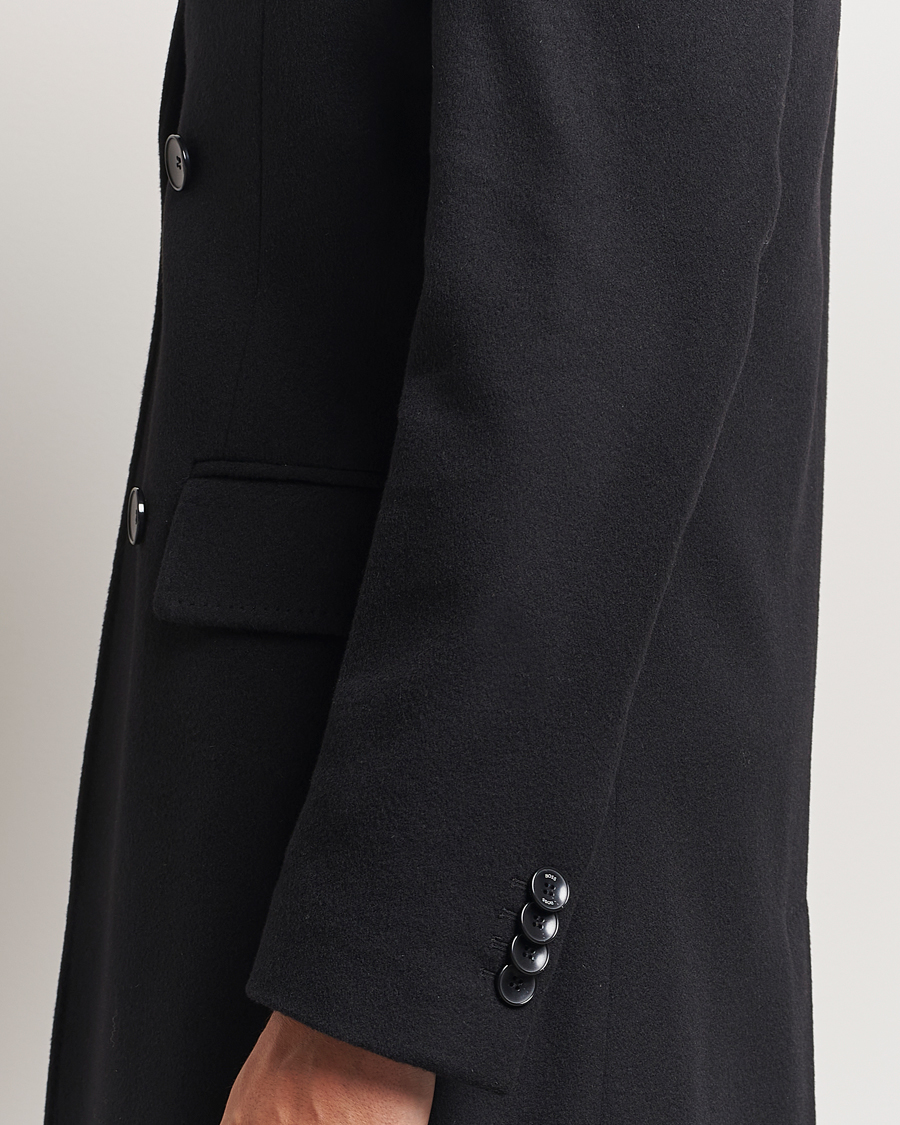 Homme | Manteaux Et Vestes | BOSS BLACK | Hyde Double Breasted Coat Black