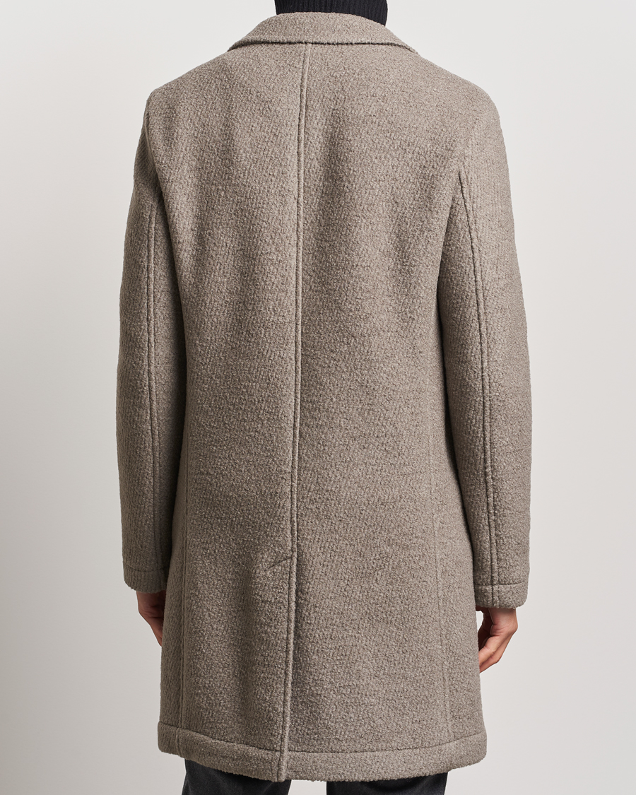 Homme | Manteaux Et Vestes | BOSS BLACK | Hyde Structured Wool Coat Dark Beige