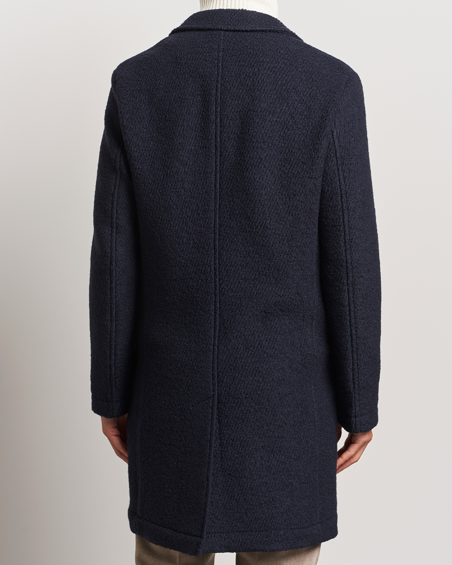 Homme | Manteaux Et Vestes | BOSS BLACK | Hyde Structured Wool Coat Dark Blue