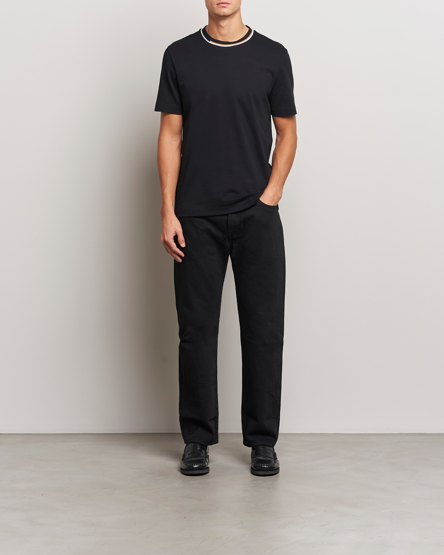 Homme | T-shirts | BOSS BLACK | Thompson Crew Neck T-Shirt Black