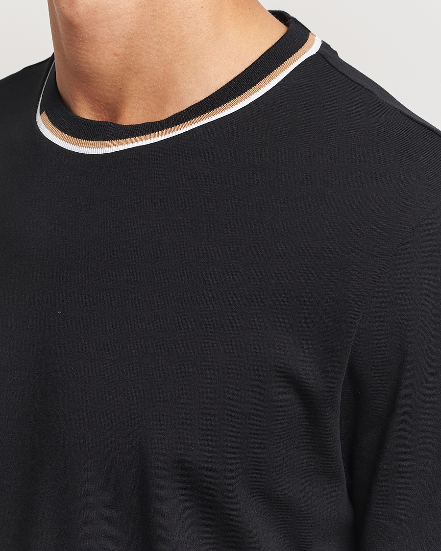 Homme | T-shirts | BOSS BLACK | Thompson Crew Neck T-Shirt Black