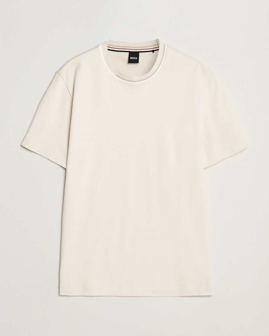 Homme | T-shirts | BOSS BLACK | Thompson Crew Neck T-Shirt Open White