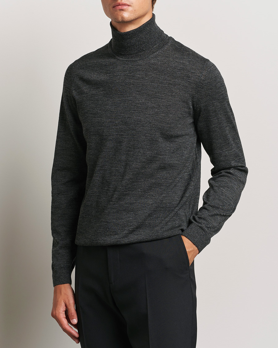 Homme | Pulls Et Tricots | BOSS BLACK | Musso Merino Knitted Polo Black