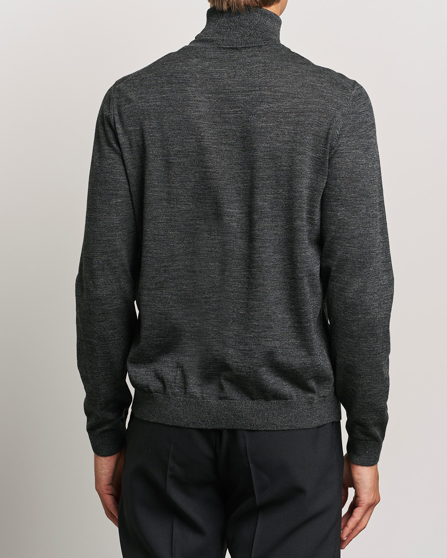 Homme | Pulls Et Tricots | BOSS BLACK | Musso Merino Knitted Polo Black