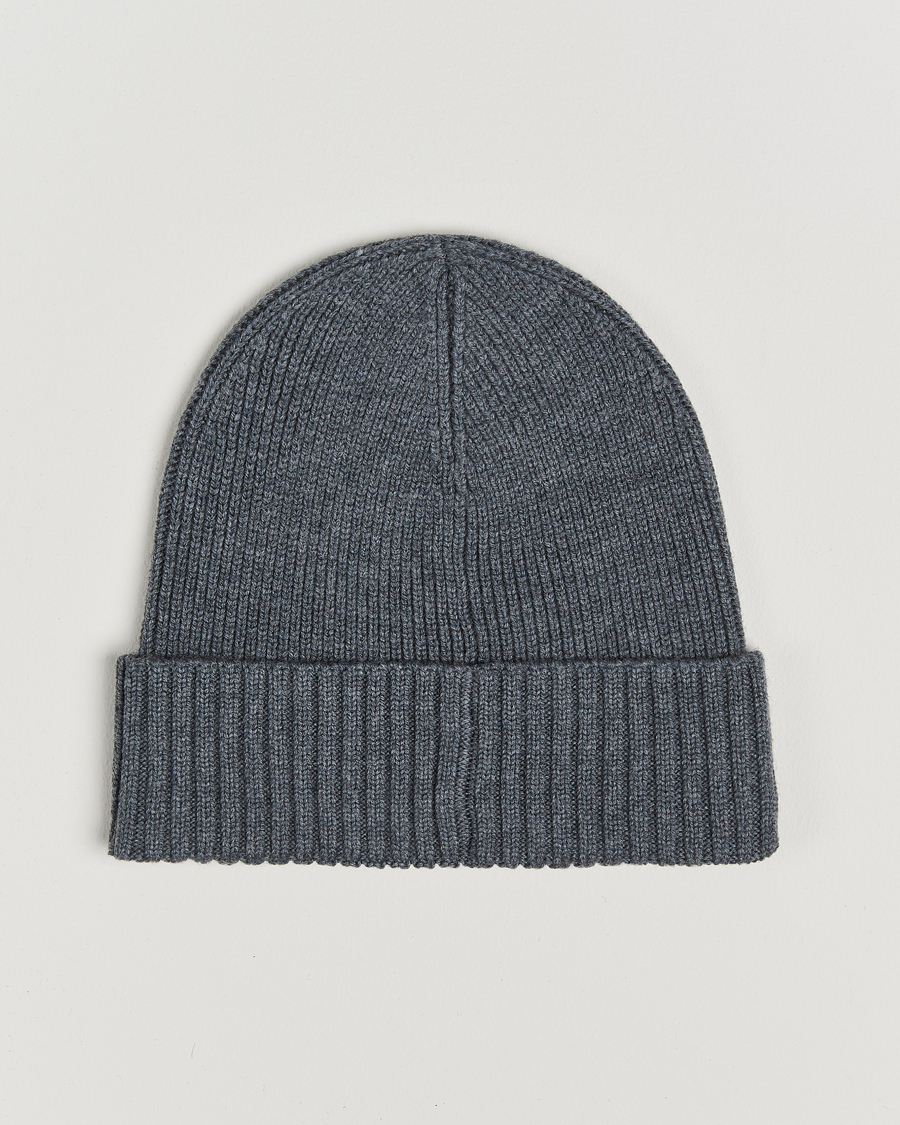Homme | Bonnets | BOSS BLACK | Fati Wool Beanie Medium Grey
