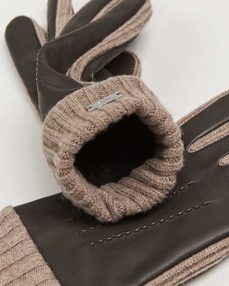 Homme | BOSS BLACK Hyden Leather Gloves Dark Brown | BOSS BLACK | Hyden Leather Gloves Dark Brown