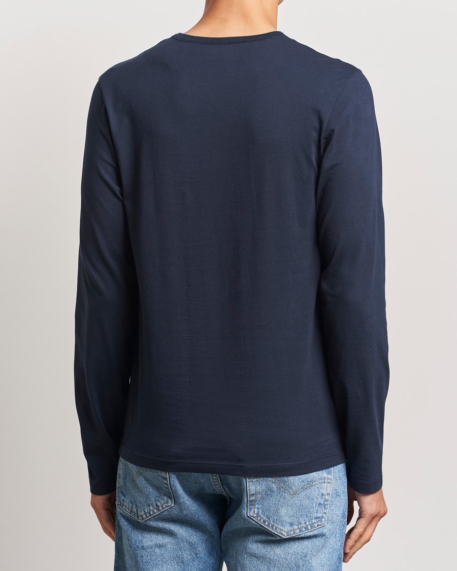 Homme | T-shirts | BOSS BLACK | 3-Pack Long Sleeve T-Shirt Navy/Green/Black