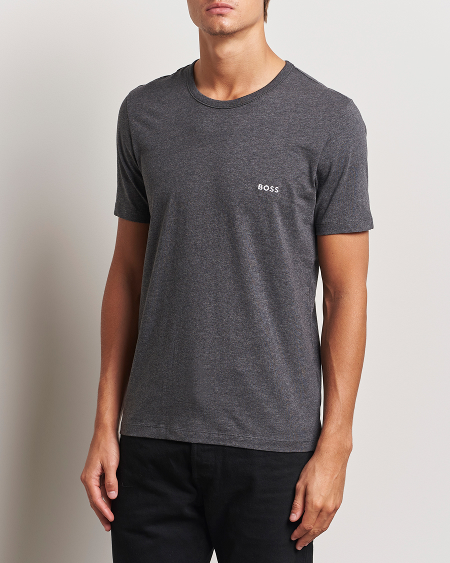 Homme | T-shirts | BOSS BLACK | 3-Pack Crew Neck T-Shirt Grey/White/Navy