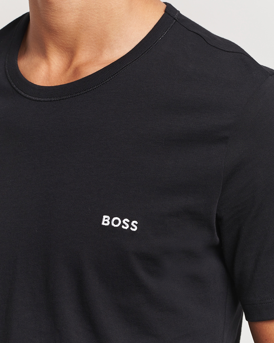 Homme | T-shirts | BOSS BLACK | 3-Pack Crew Neck T-Shirt Beige/Black/Green