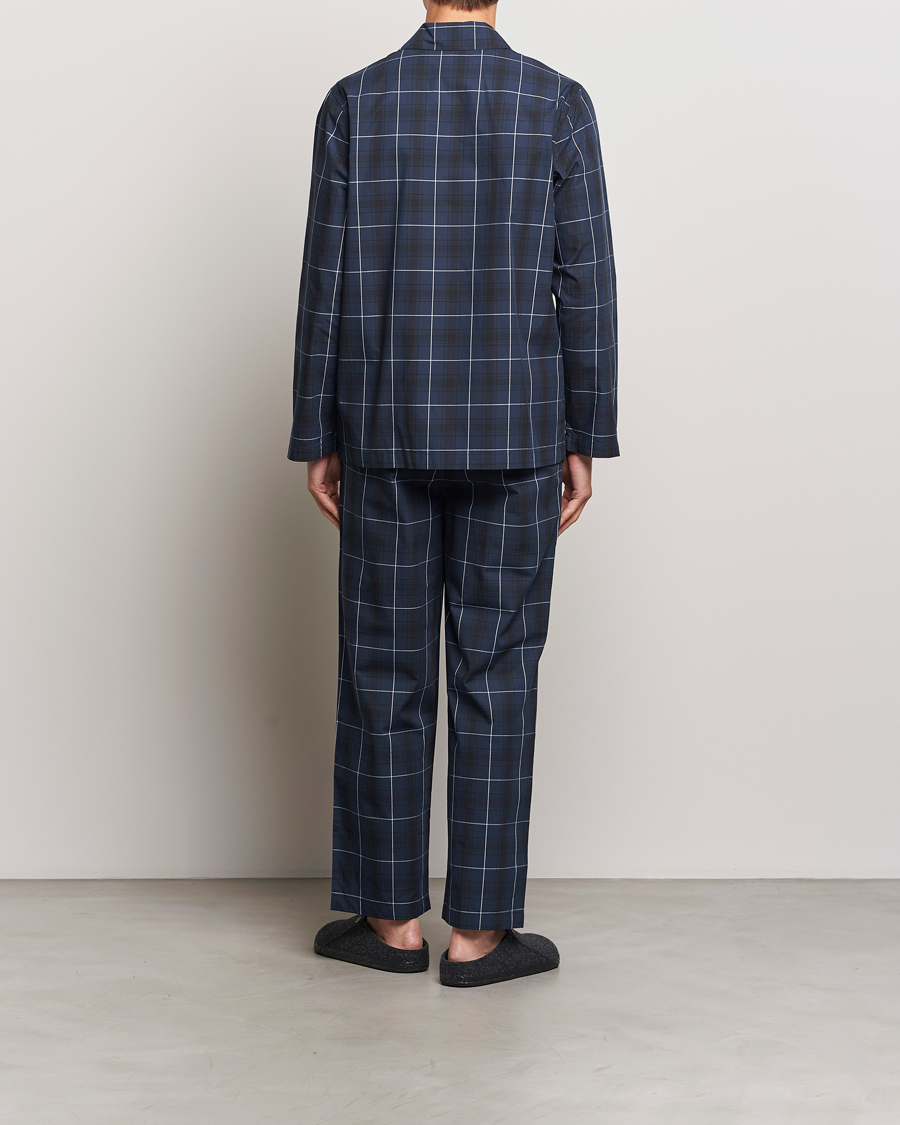 Homme | Peignoirs Et Pyjamas | BOSS BLACK | Urban Checked Pyjama Set Dark Blue