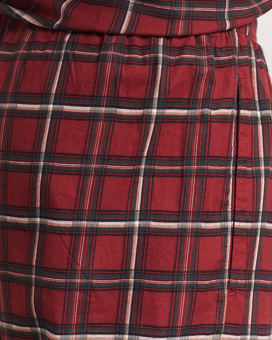 Homme | Peignoirs Et Pyjamas | BOSS BLACK | Holiday Checked Pyjama Set Dark Red