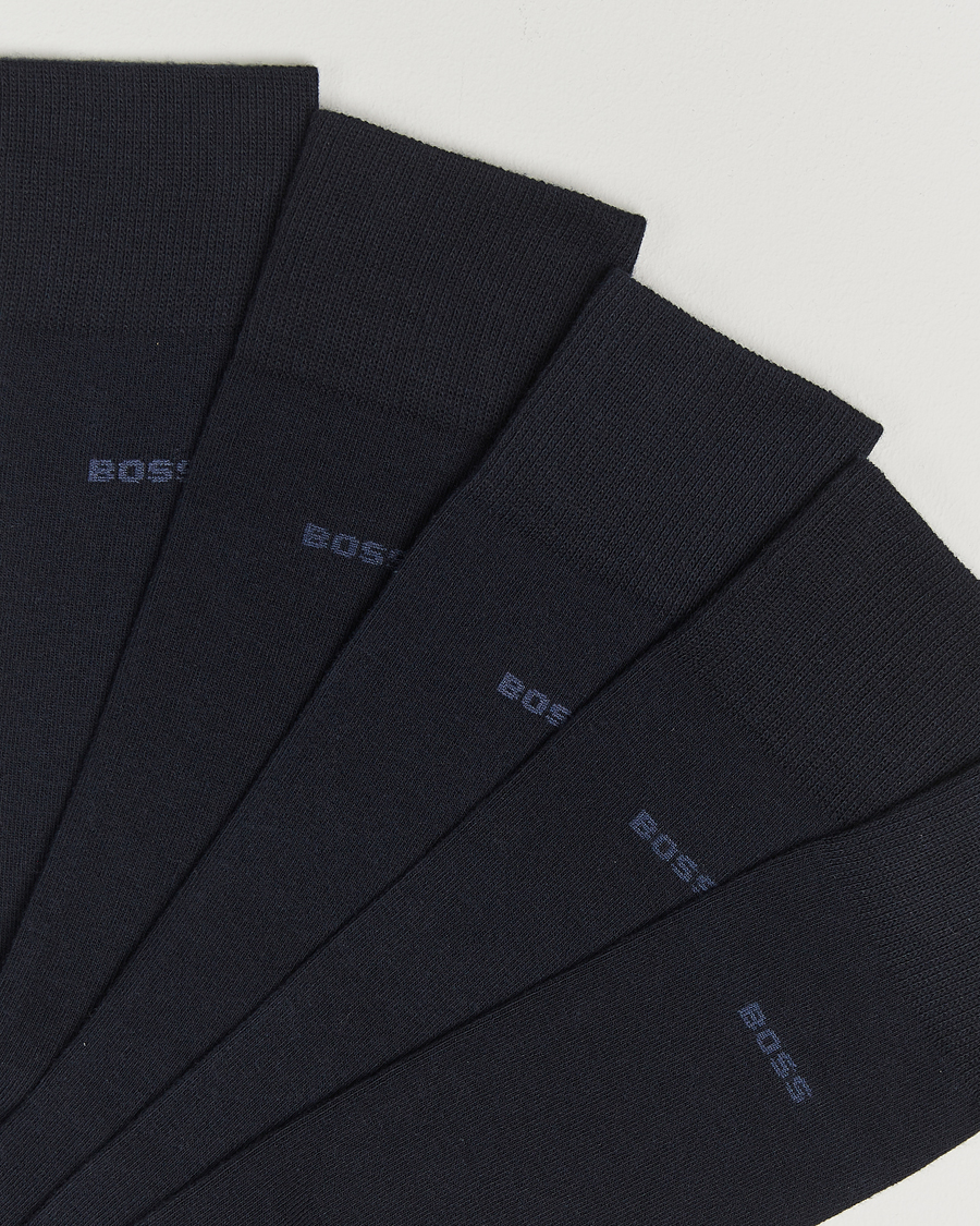 Homme | Sous-Vêtements Et Chaussettes | BOSS BLACK | 5-Pack RS Uni Socks Dark Blue