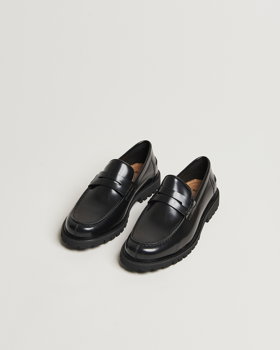 Homme | BOSS BLACK Richayl Leather Loafer Black | BOSS BLACK | Richayl Leather Loafer Black