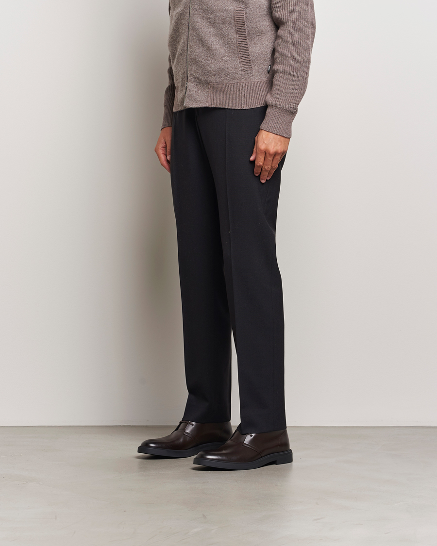 Homme | BOSS BLACK Calev Leather Chukka Boot Dark Brown | BOSS BLACK | Calev Leather Chukka Boot Dark Brown