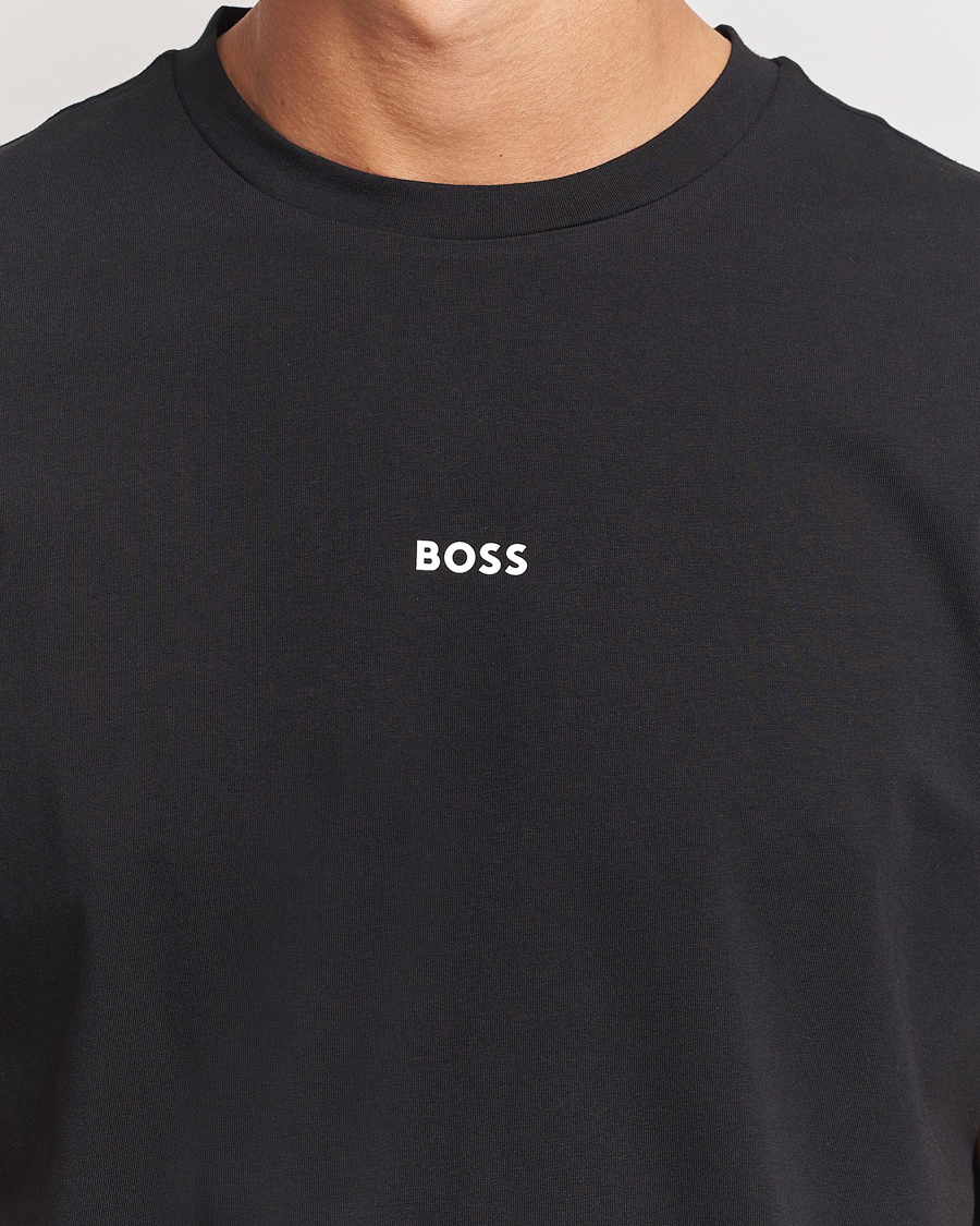 Homme | T-shirts | BOSS ORANGE | Tchup Logo Crew Neck T-Shirt Black