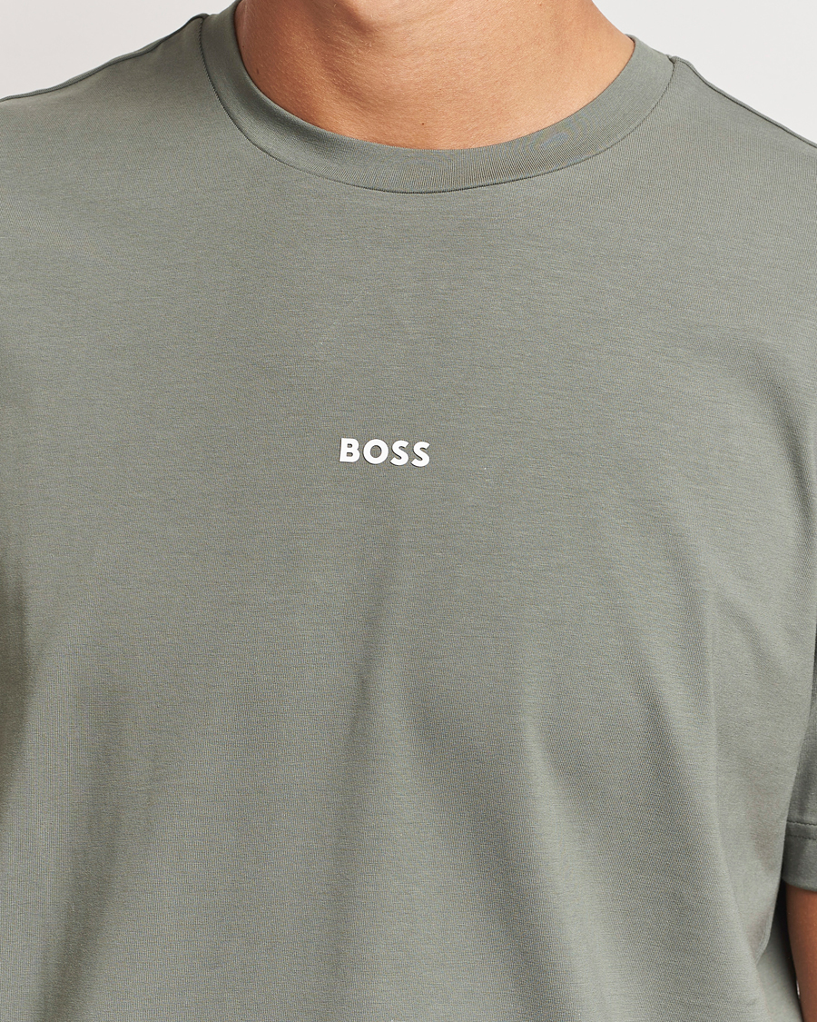 Homme | T-shirts | BOSS ORANGE | Tchup Logo Crew Neck T-Shirt Open Grey