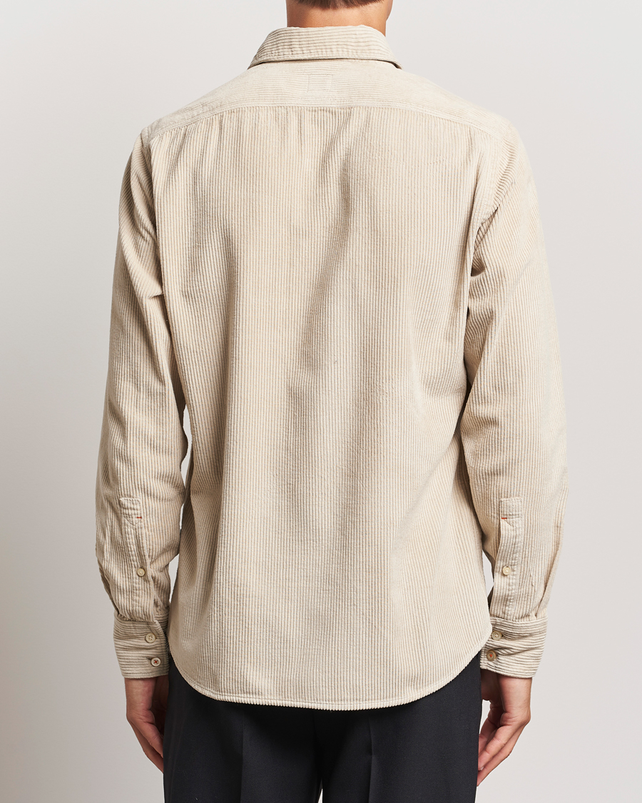 Homme | Chemises | BOSS ORANGE | Relegant Corduroy Shirt Light Beige