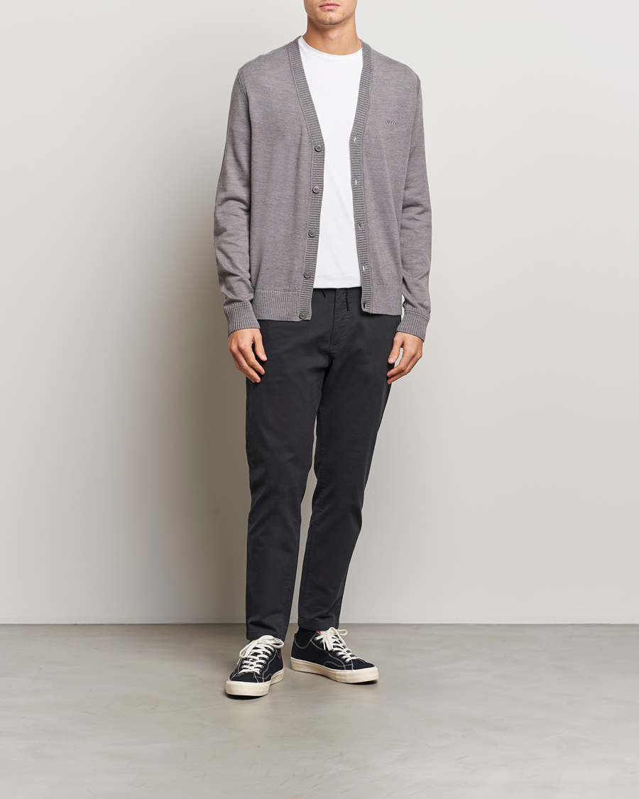 Homme | Pantalons | BOSS ORANGE | Tapered Drawstring Trousers Black