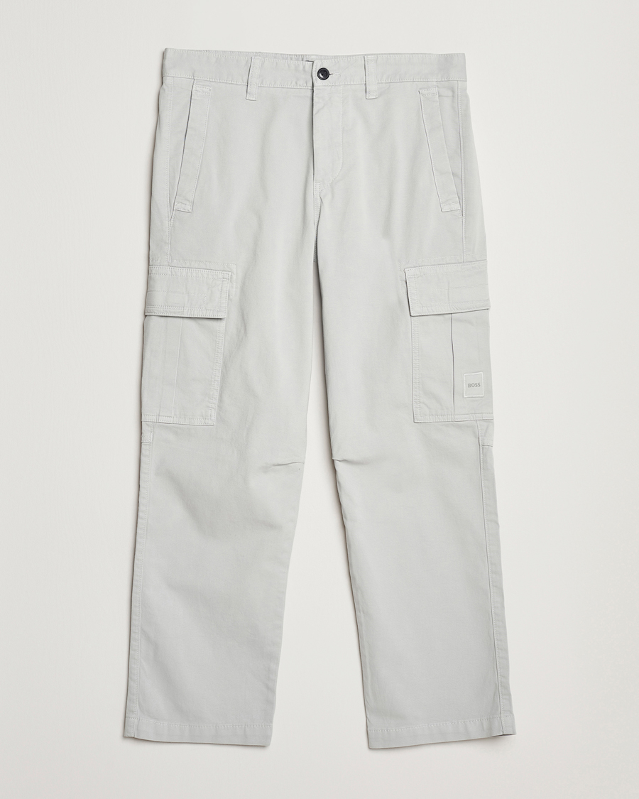 Homme | Pantalons | BOSS ORANGE | Sisla Cargo Pants Light Grey