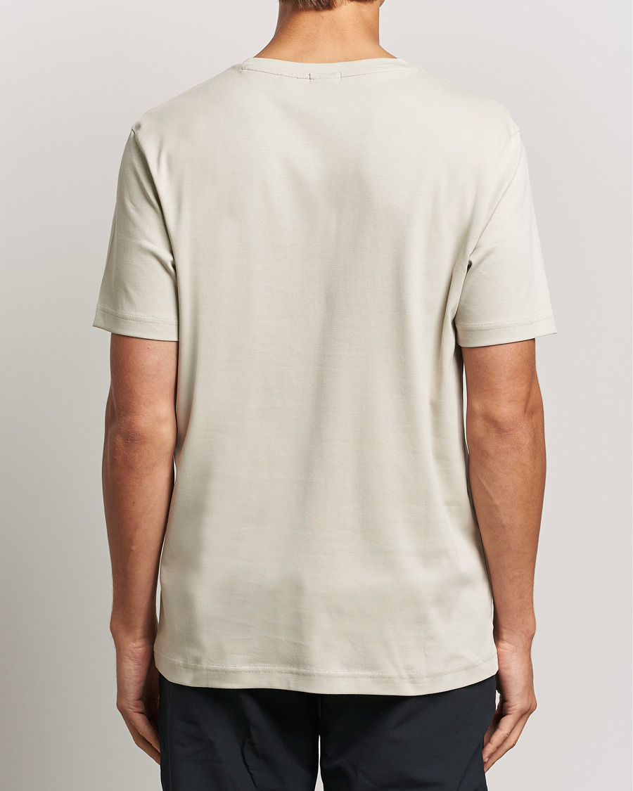 Homme | T-shirts | BOSS GREEN | Graphic Crew Neck T-Shirt Light Beige