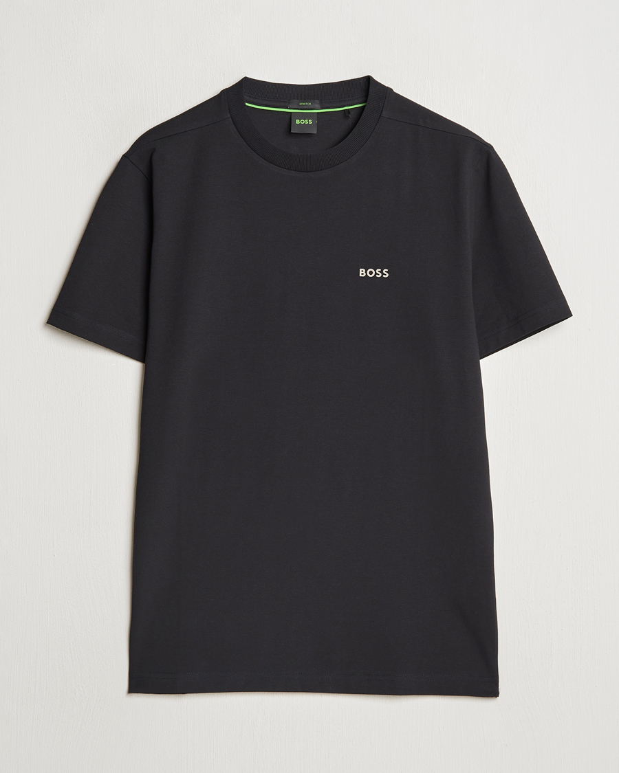 Homme | T-shirts | BOSS GREEN | Logo Crew Neck T-Shirt Black