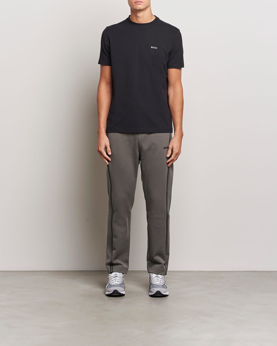 Homme | T-shirts | BOSS GREEN | Logo Crew Neck T-Shirt Black