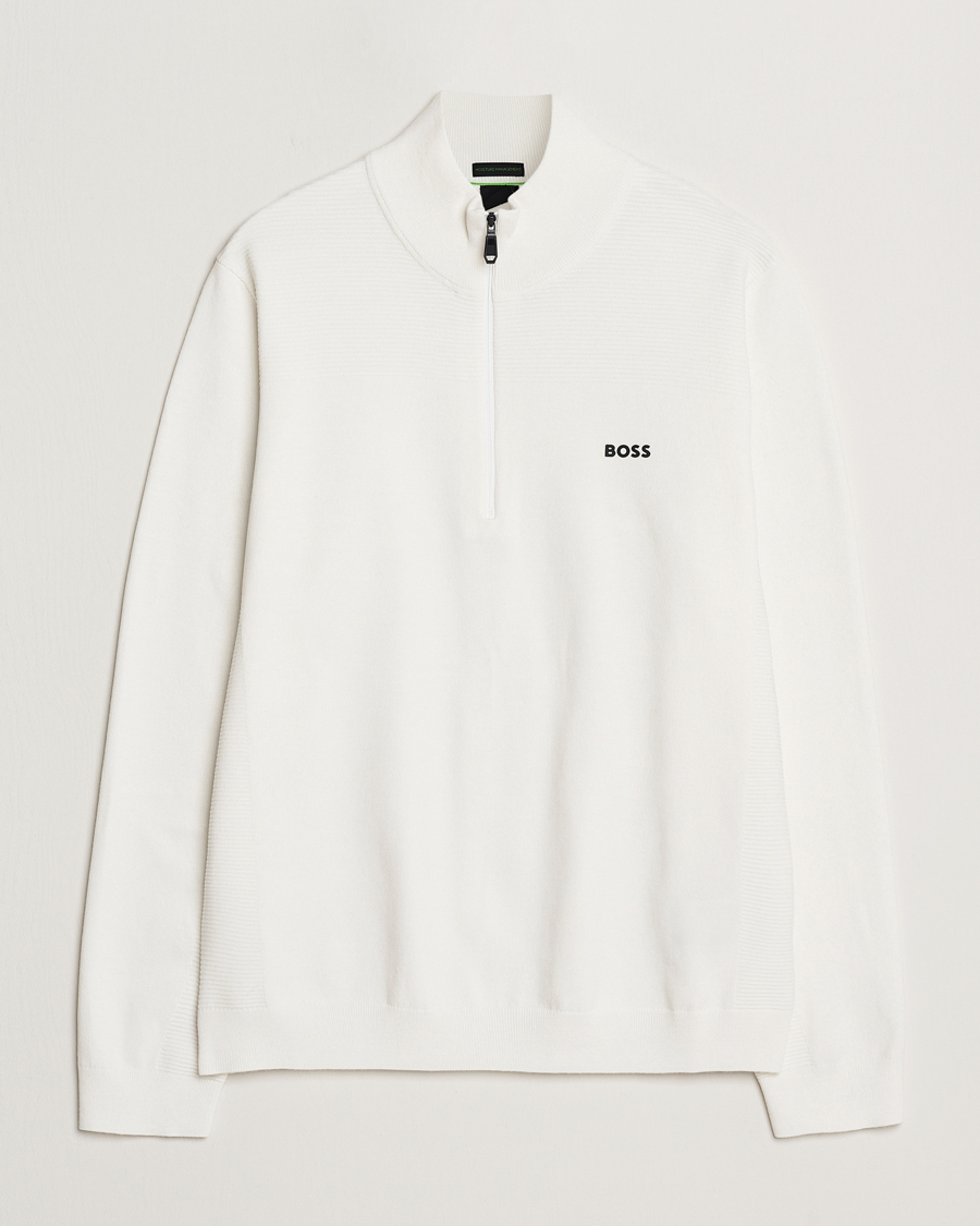 Homme | Pulls Et Tricots | BOSS GREEN | Momentum Knitted Half Zip White