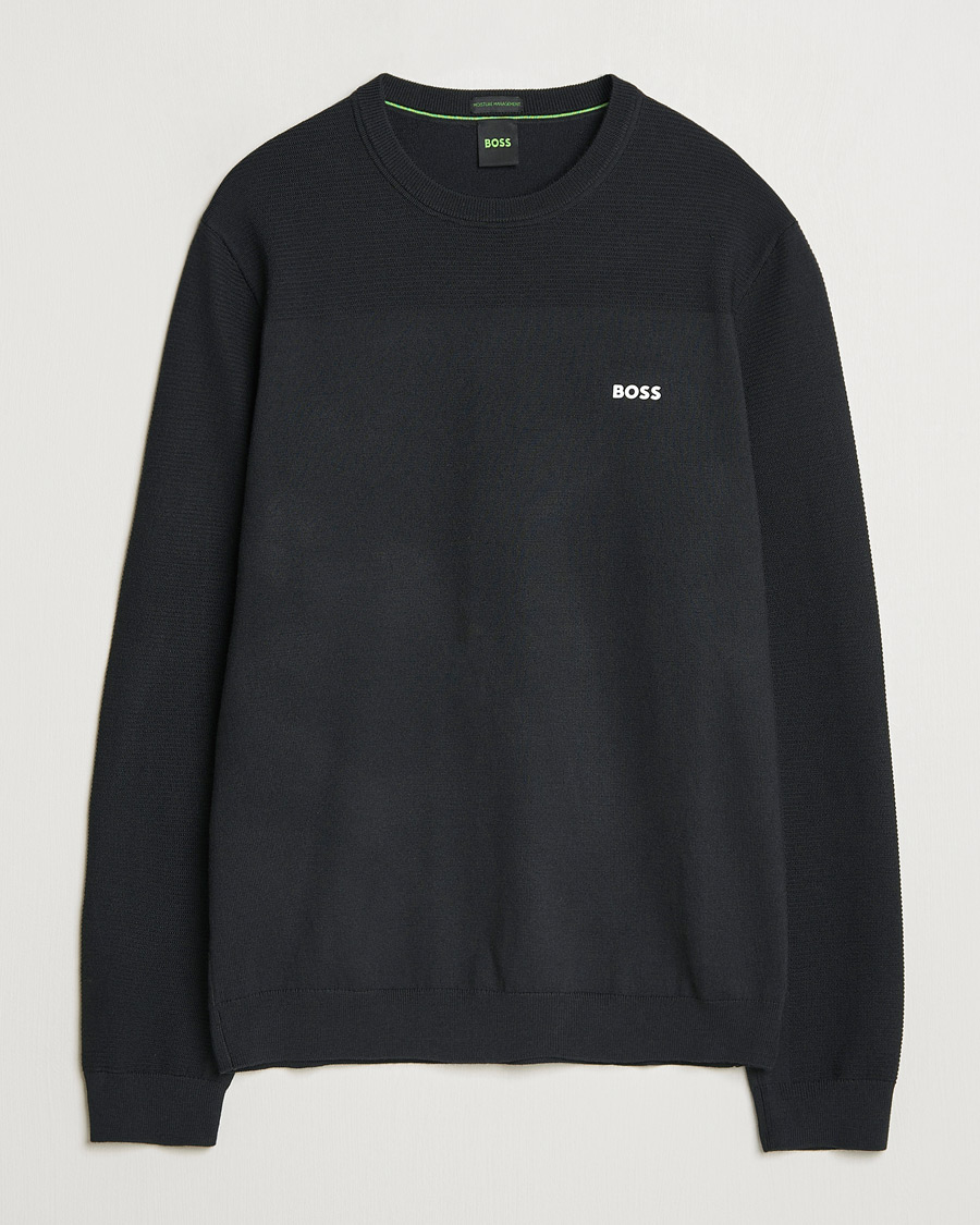 Homme | Pulls Et Tricots | BOSS GREEN | Momentum Knitted Crew Neck Dark Blue