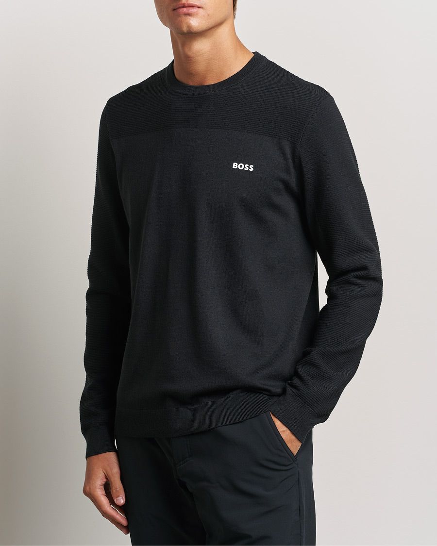 Homme | Pulls Et Tricots | BOSS GREEN | Momentum Knitted Crew Neck Dark Blue