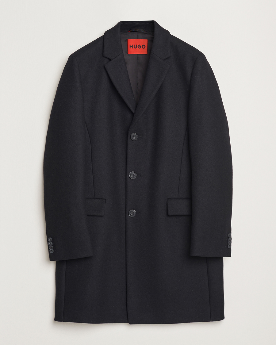 Homme | Manteaux Et Vestes | HUGO | Migor Wool Coat Black