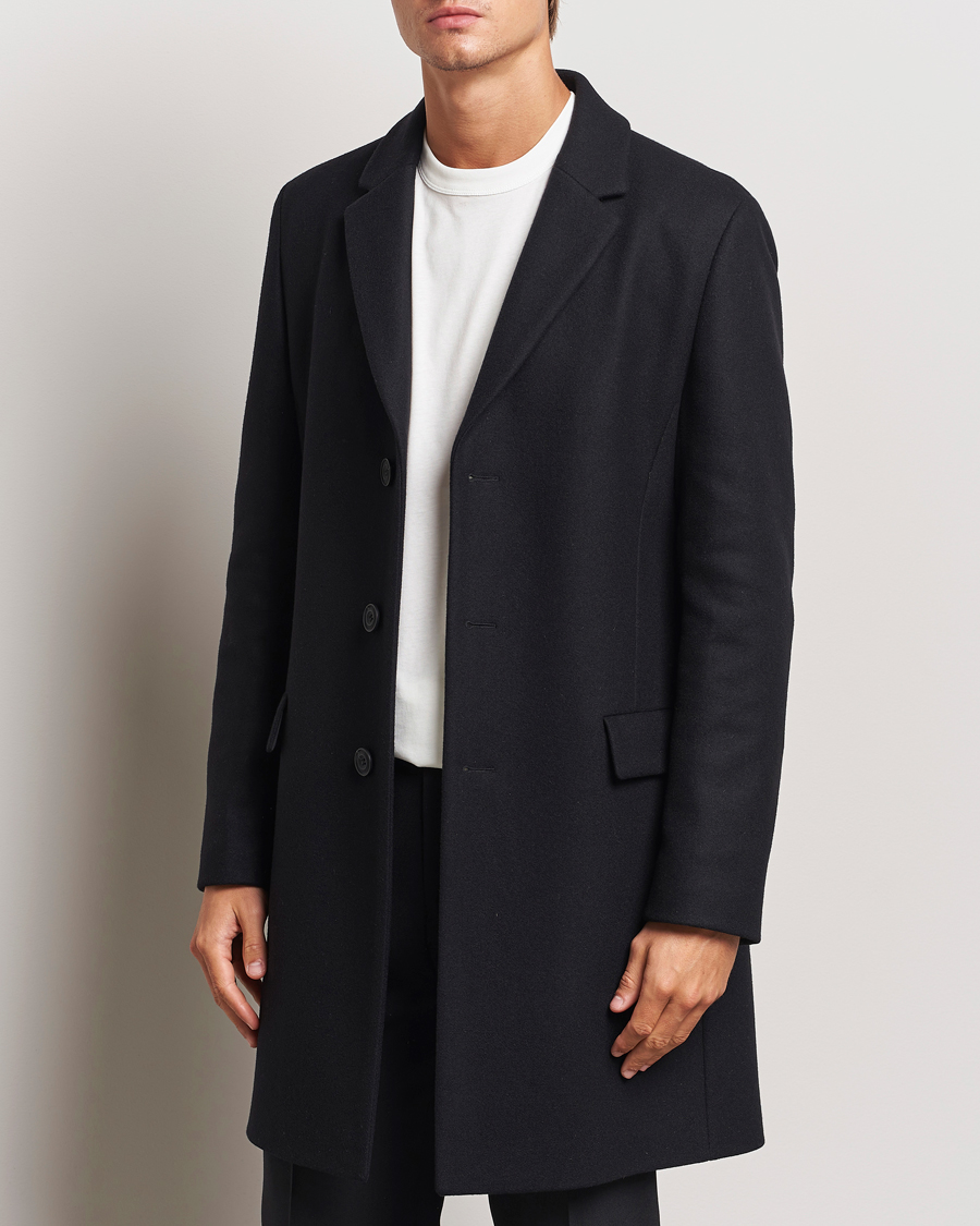 Homme | Manteaux Et Vestes | HUGO | Migor Wool Coat Black