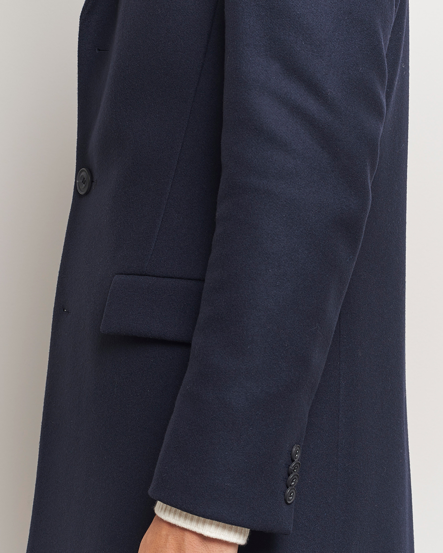 Homme | Manteaux Et Vestes | HUGO | Migor Wool Coat Dark Blue
