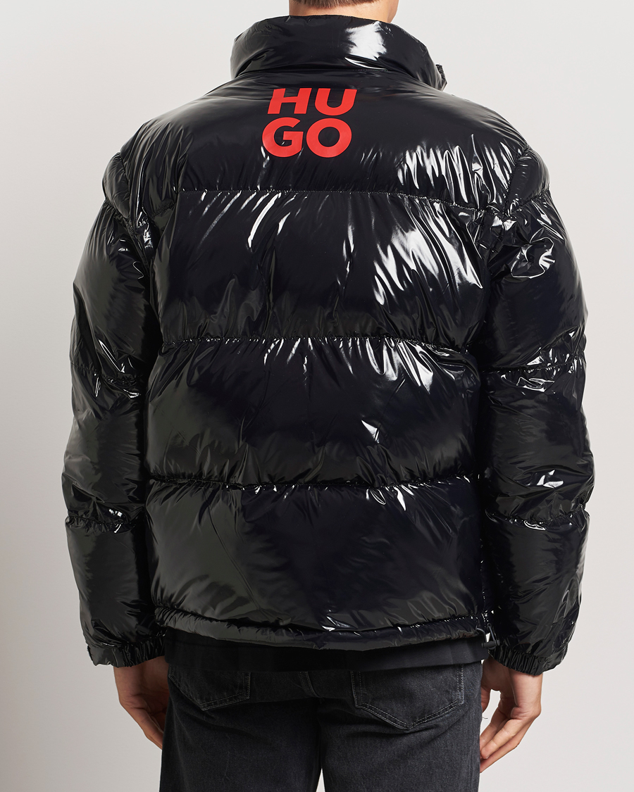 Homme | Manteaux Et Vestes | HUGO | Biron Glossy Down Jacket Black