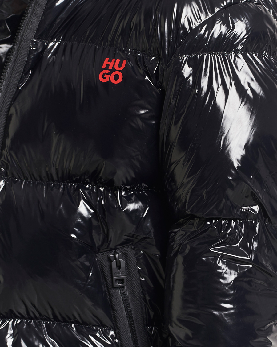 Homme | Manteaux Et Vestes | HUGO | Biron Glossy Down Jacket Black